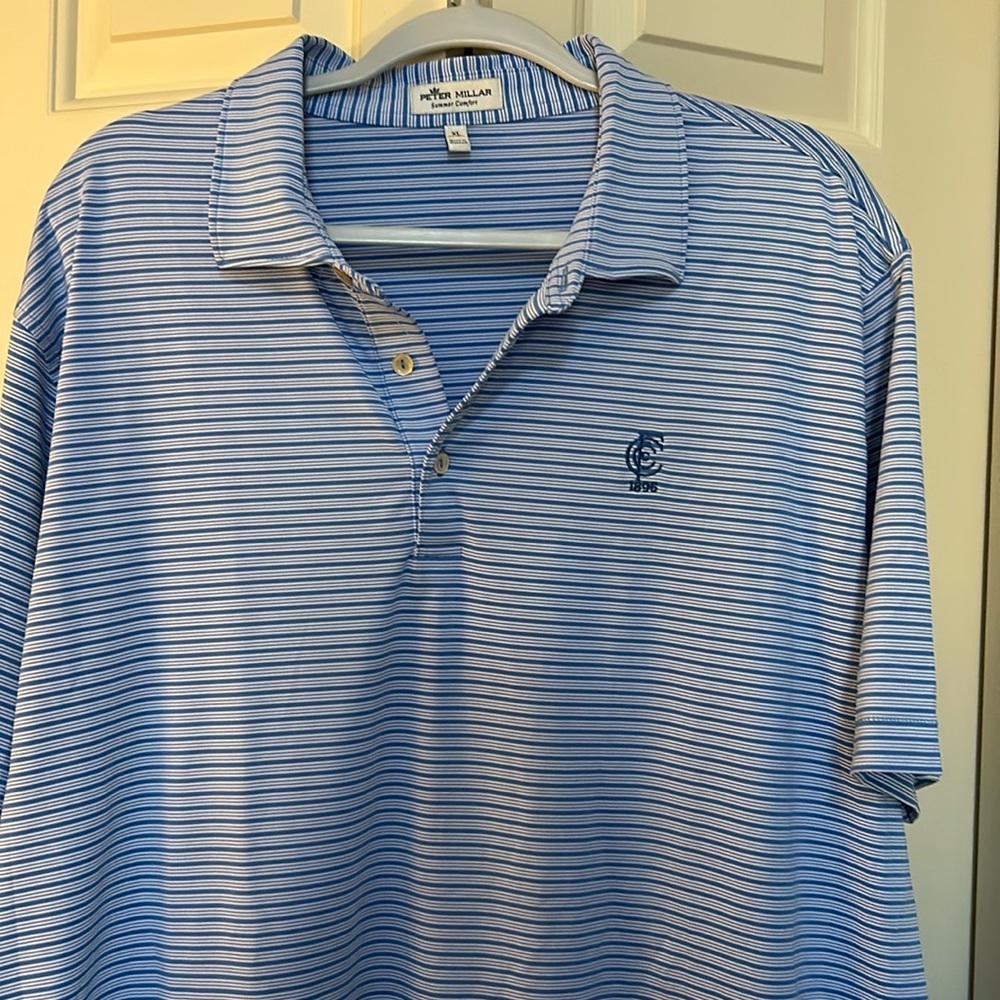 Peter Millar golf polo. Size XL. Cape Fear Country Club.
